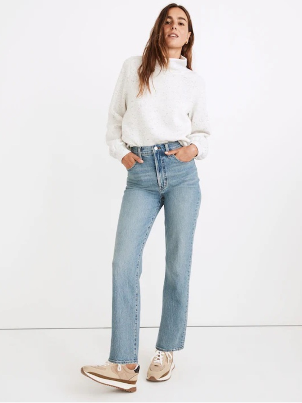 Madewell Perfect Vintage Straight Jean Light Wash 27
